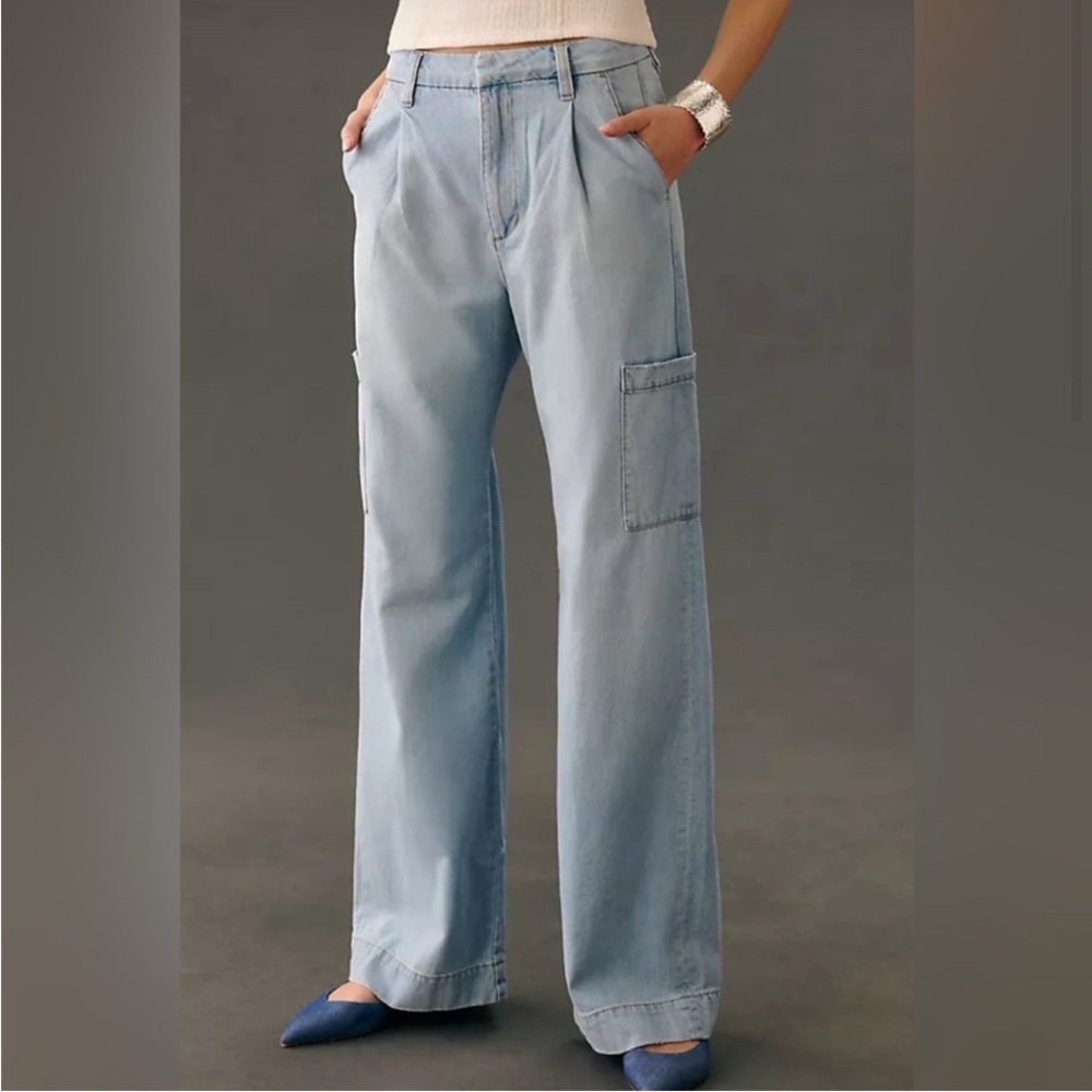 *NWT* JOE'S JEANS Petra Wide Leg Cargo Jeans - Picture 2 of 10
